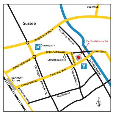 Lageplan Sursee